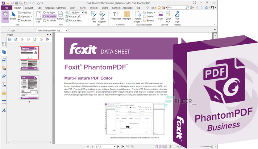 Как в foxit phantom редактировать текст pdf файл